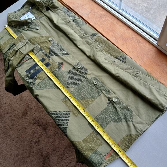 Jack & Jones Core Dylan Shacket XL Regular avocado long sleeve button-up shirt - Picture 14 of 16